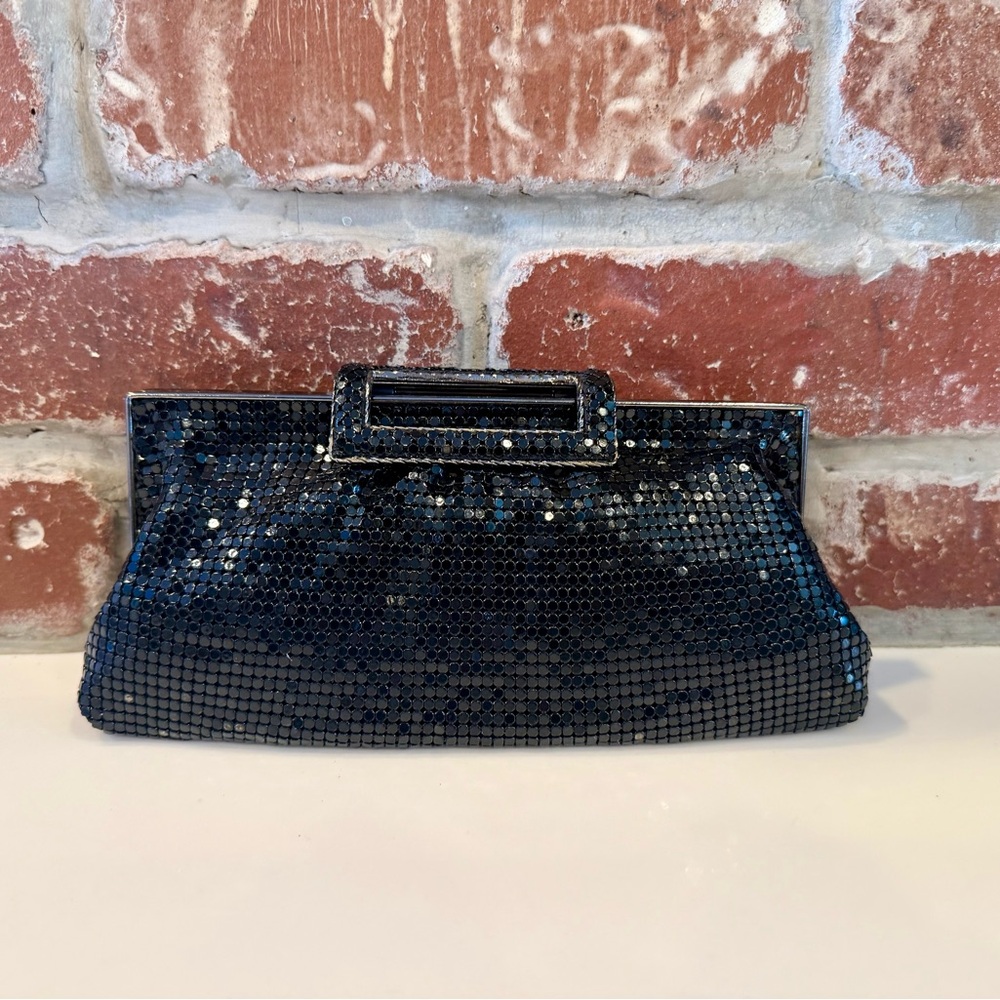 Elegant Black Sequin Clutch Evening Bag